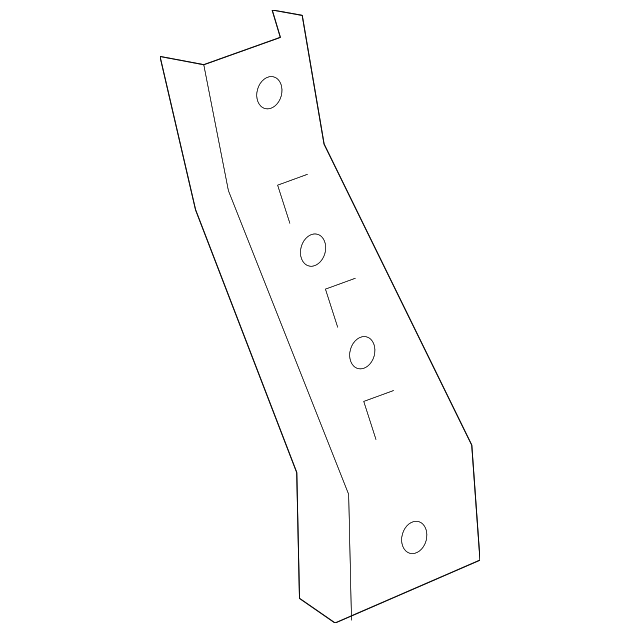 55425-08020 Деталь INSTRUMENT PANEL REINFORCEMENT