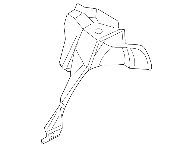 0K2BA-7015XF Деталь INNER WHEELHOUSE, RIGHT