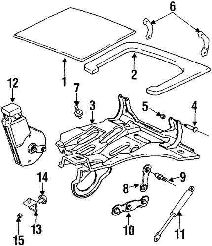 840Ci HEADLAMP COMPONENTS 2