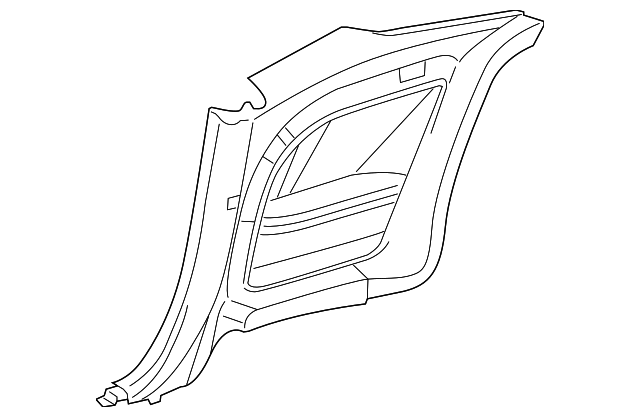 1TM05XDVAD Деталь QTR TRIM PANEL, LEFT