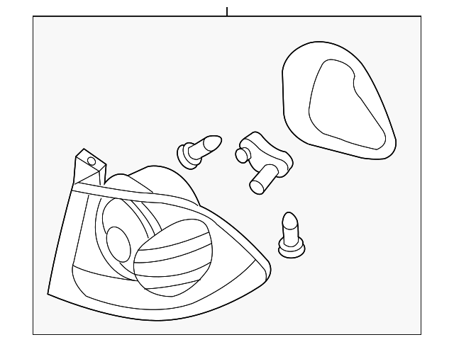 92401-2G030 Деталь TAIL LAMP ASSY, LEFT