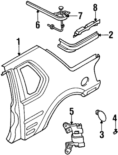 Amigo QUARTER PANEL & COMPONENTS