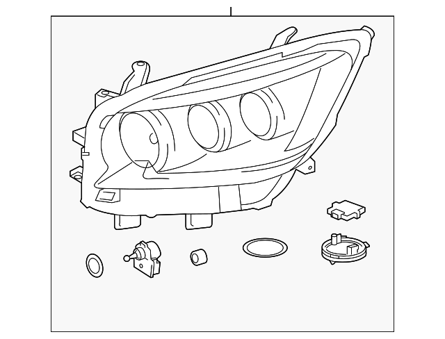 81145-60G20 HEADLAMP, RIGHT