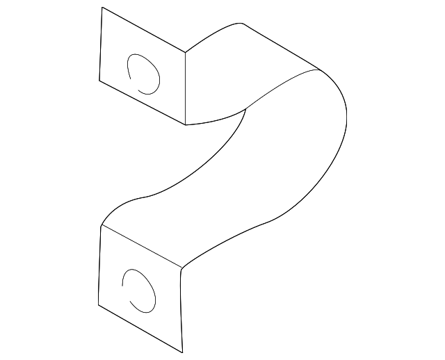 56233-7Z000 Деталь STABILIZER BAR BRACKET, RIGHT