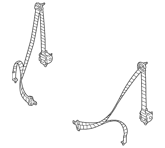 89820-1D530WK Деталь BELT & RETRACTOR, RIGHT