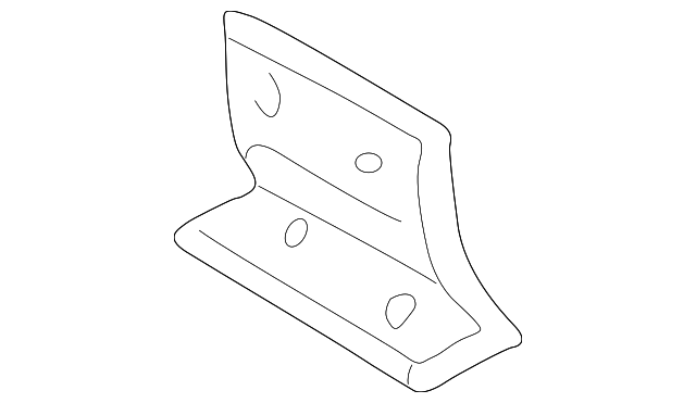 85272-7B000 Деталь BUMPER COVER SIDE BRACKET, LEFT