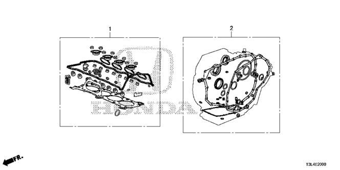 ACCORD COUPE GASKET KIT (L4)