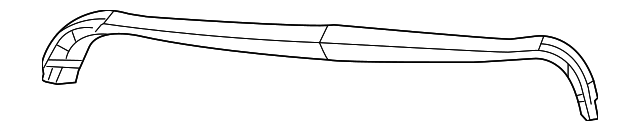 1BZ30DW1AB Деталь LIFT GATE TRIM