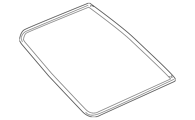 20786795 Деталь QUARTER GLASS, LEFT