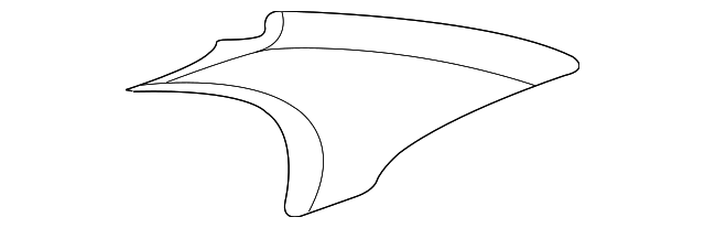 PY81TL2AD Деталь UPPER QTR TRIM, LEFT