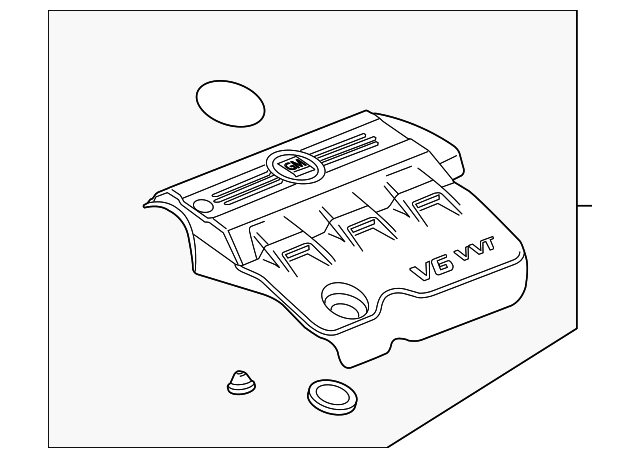 12630568 Деталь ENGINE COVER