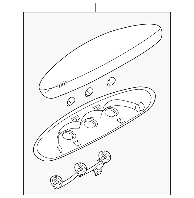 26590-5Z000 Деталь HIGH MOUNT LAMP