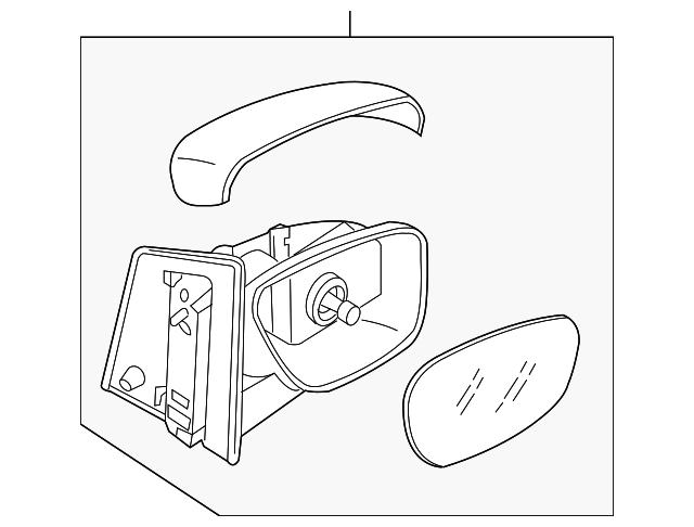 L208-69-1A1A-06 MIRROR, RIGHT