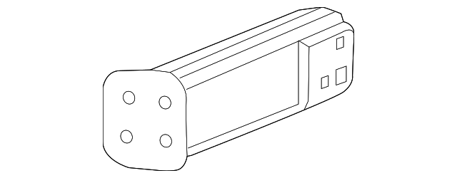 23200210 BUMPER BRACKET, LEFT
