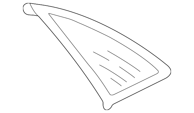 4F5-845-299-B-NVB Деталь QTR GLASS, LEFT