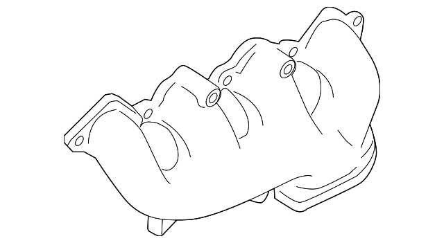 12611640 EXHAUST MANIFOLD, LEFT