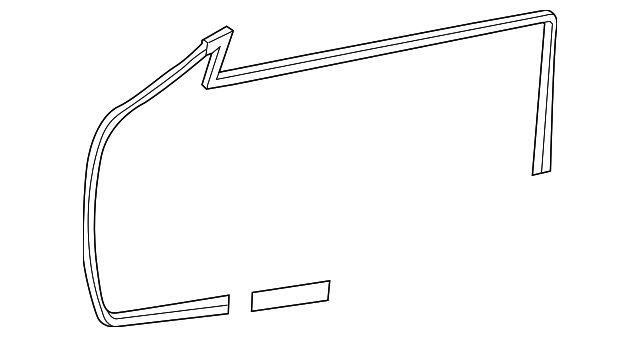 208-727-17-30 Деталь DOOR W'STRIP, RIGHT