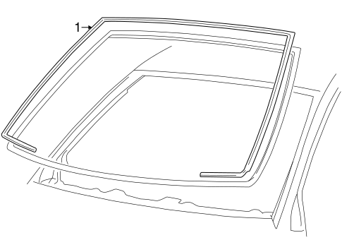 Crown Victoria REVEAL MOLDINGS