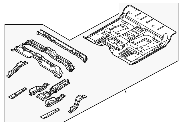 BL3Z-1511135-B Деталь FLOOR PAN