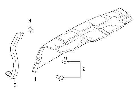 DeVille INTERIOR TRIM - TRUNK