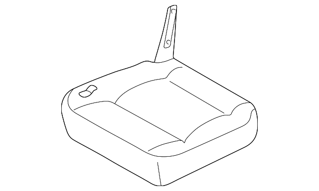 0K52Y-57110ACQ3 Деталь SEAT CUSHION, LEFT