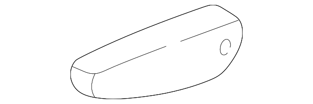 0K52Y-88125CQ3 Деталь ARMREST, LEFT
