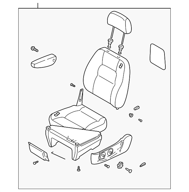 0K52Y-57100LGE3 Деталь SEAT ASSY, LEFT