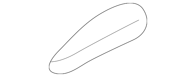 0K552-88135CY Деталь RECLINE LEVER, LEFT