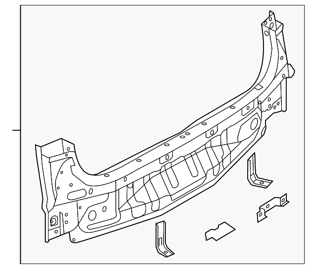 79110-1JA0A Деталь REAR BODY PANEL