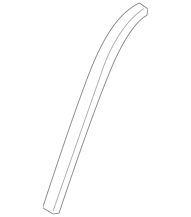4673928AC Деталь REAR W'STRIP, LEFT