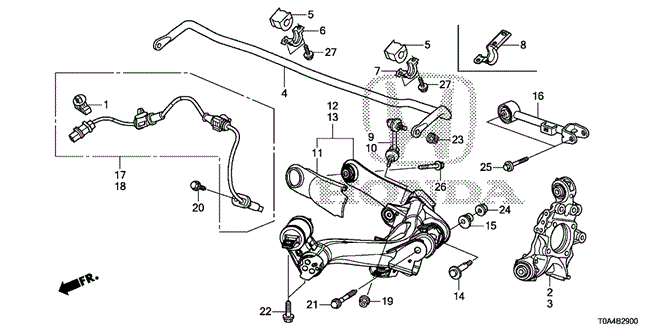 CHASSIS/REAR LOWER ARM for 2013 Honda CR-V #1