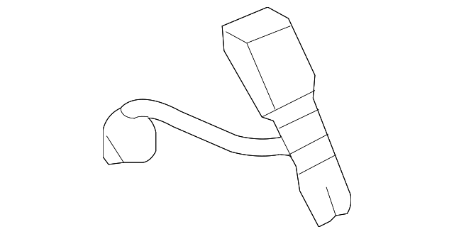 73230-0C090-B0 Деталь BUCKLE END, RIGHT