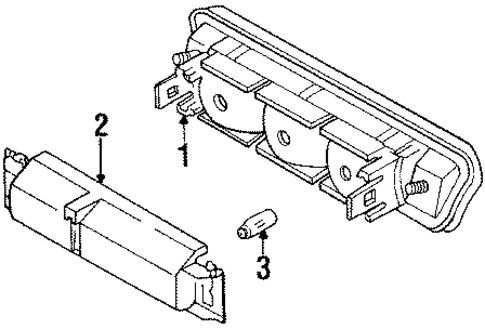 Corrado HIGH MOUNTED STOP LAMP
