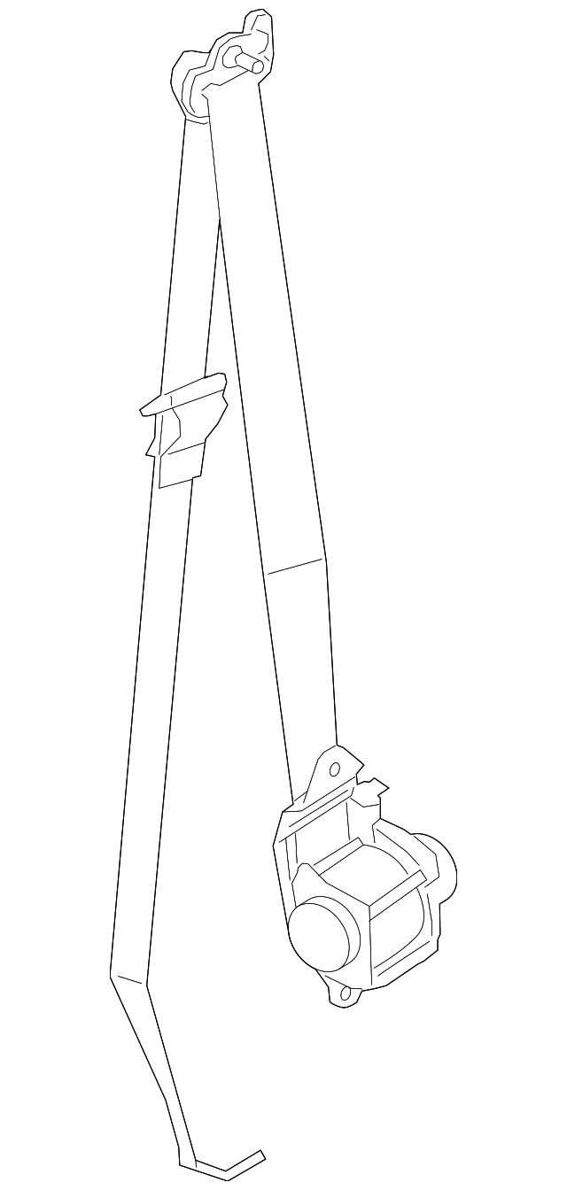 72-11-7-304-147 Деталь SEAT BELT ASSY, LEFT