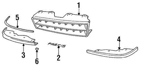 Precis GRILLE & COMPONENTS