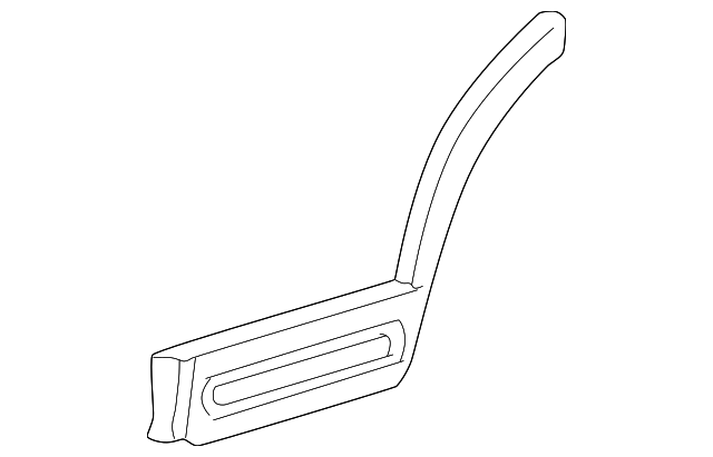 7L2Z-7825557-AA Деталь BODY SIDE MLDG, LEFT