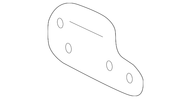 57665-0E010 Деталь REAR CROSSMEMBER REINFORCEMENT