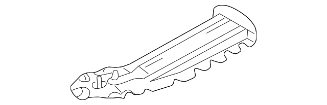 58362-0E010 Деталь REAR FLOOR PAN REINFORCEMENT, LEFT