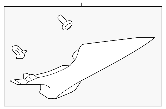 7626057L00V6N Деталь UPPER QTR TRIM, LEFT