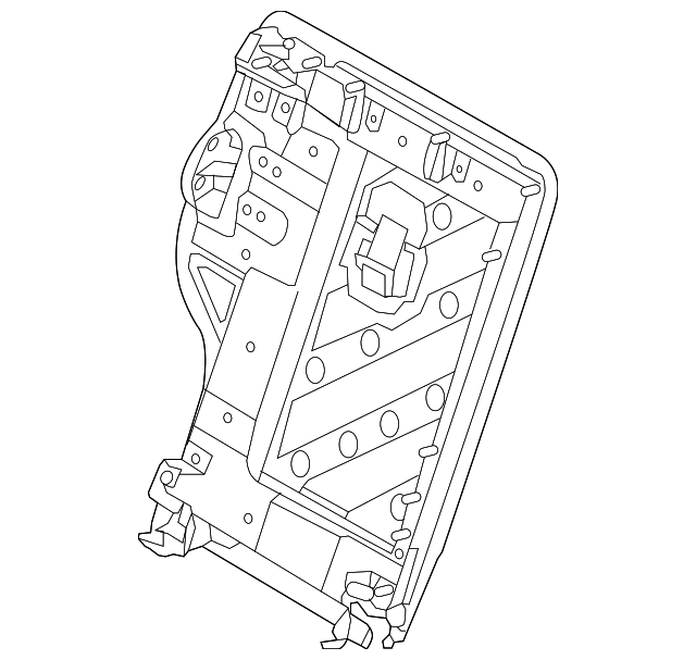 89410-B2700BF6 Деталь SEAT BACK FRAME, RIGHT