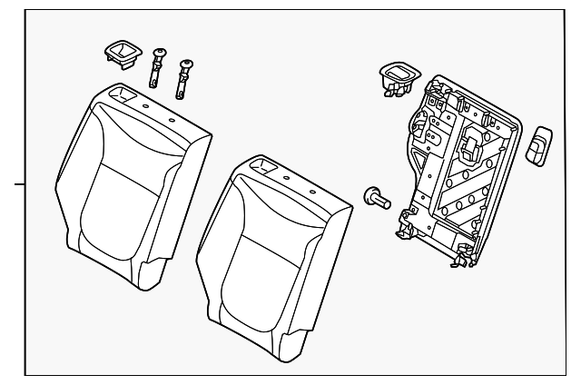 89400-E4100ASY Деталь SEAT BACK ASSY, RIGHT