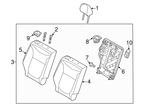 Soul REAR SEAT COMPONENTS 6