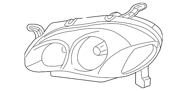 81170-02350 LENS & HOUSING, LEFT