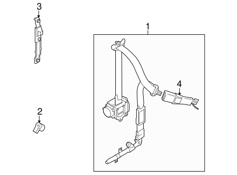Kizashi FRONT SEAT BELTS