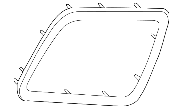 55256351AB Деталь QUARTER GLASS, LEFT