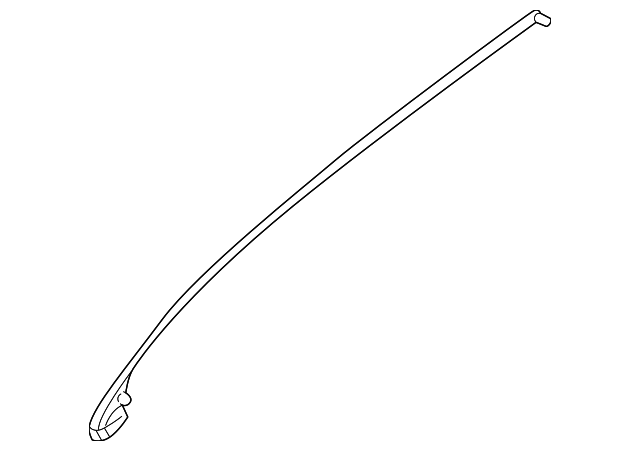 80281-2Y000 Деталь FRONT MOLDING, LEFT