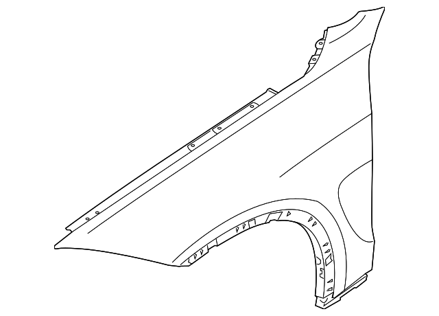51-65-7-418-956 FENDER ASSY, RIGHT