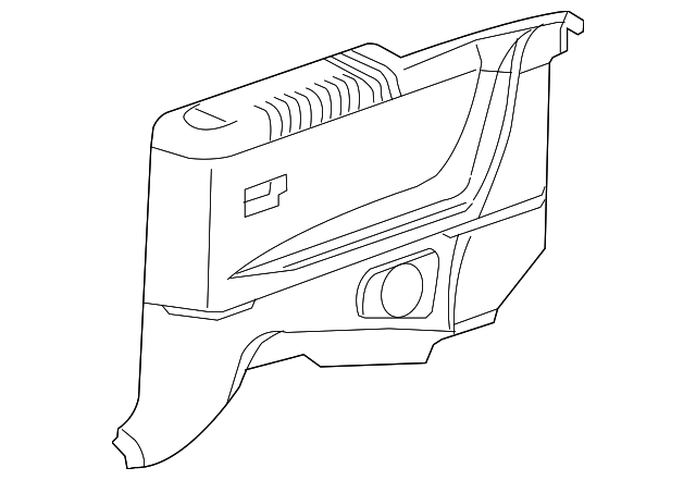 62507-AA011-C0 Деталь QTR TRIM PANEL, RIGHT
