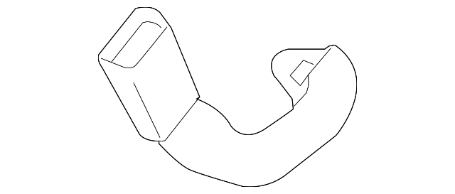 7000C792 Деталь BUCKLE END, RIGHT