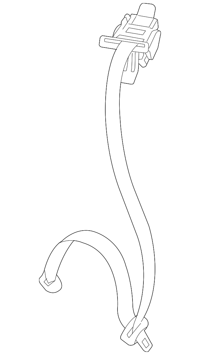 7000C791 Деталь OUTER BELT ASSY, LEFT